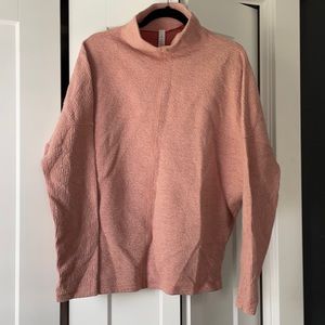 Lulu Lemon mock neck dolman sleeved sweatshirt
